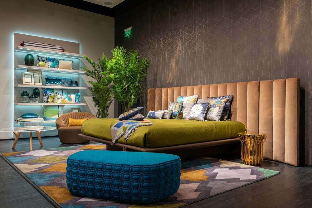 colorful bedroom